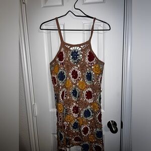 Crochet swim coverup